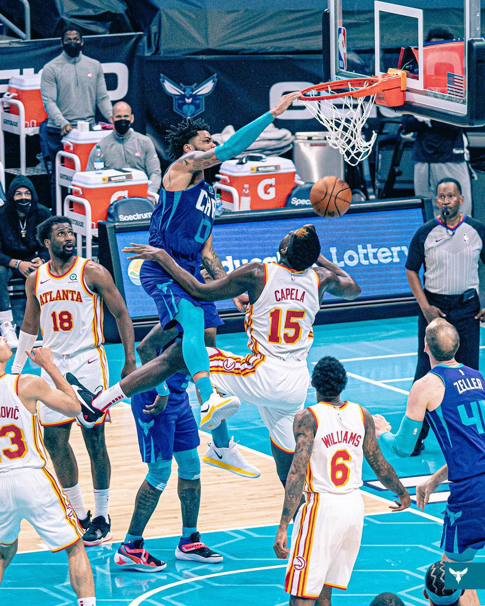 SLAMonline's tweet image. Baptism Sunday 🤯 (via @hornets)