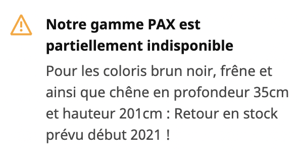 Quand <a href="/IKEA_France/">IKEA France</a> te dit en septembre 2020 "le tiroir arrive bientôt", que le site annonce l'arrivée début 2021... on est en avril... 😂