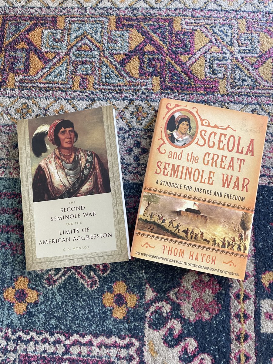 and here are few more books...some general interest ones, some more scholarly ones, and a couple about Osceola and the other Seminole and Black Seminole chiefs, such as Wild Cat (Coacoochee), Micanopy, Abraham and John Caesar