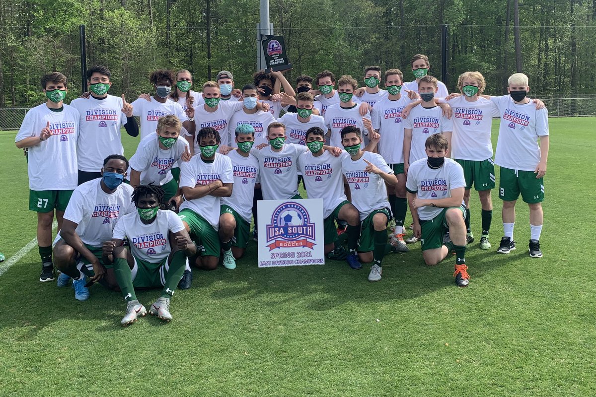 We’re Champions again! <a href="/GCPride_MSOC/">Gboro College Soccer</a> #WeAre1Pride #winners