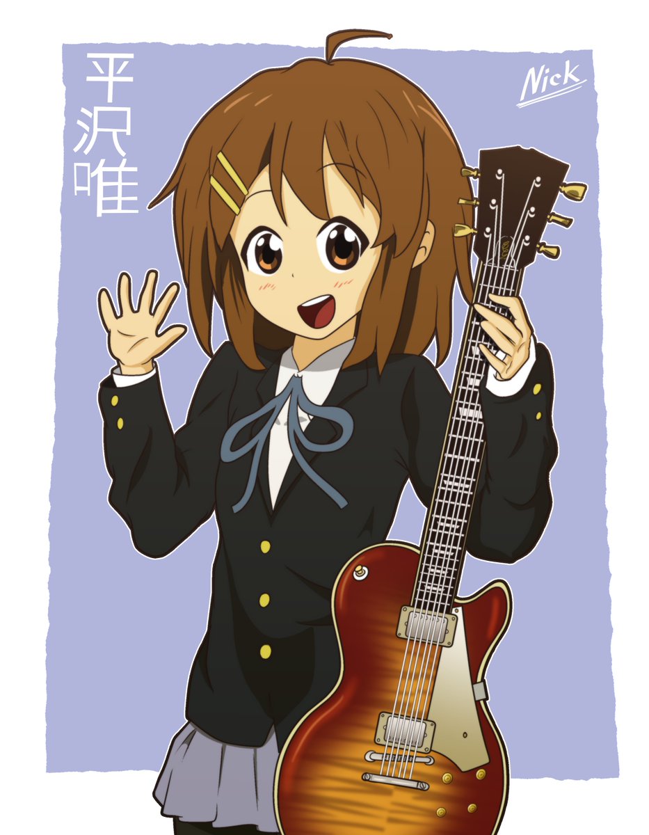 Nicktheirkenartist Yui Hirasawa From K On けいおん 平沢唯 Yui Yuihirasawa Kyotoanimation