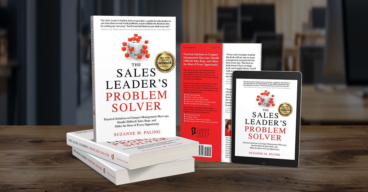 SuzannePaling's tweet photo. What to do when a "good" rep behaves unethically? Look for solutions in Chapter 8 of "The Sales Leader’s Problem Solver". https://t.co/vHXHERsIX5 #sales #salesmanagement https://t.co/lHd3XMCD2X