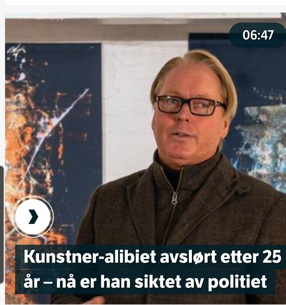 oddwell's tweet image. Nå skriver NRK om et alibi. For et surr! #wernerjensen