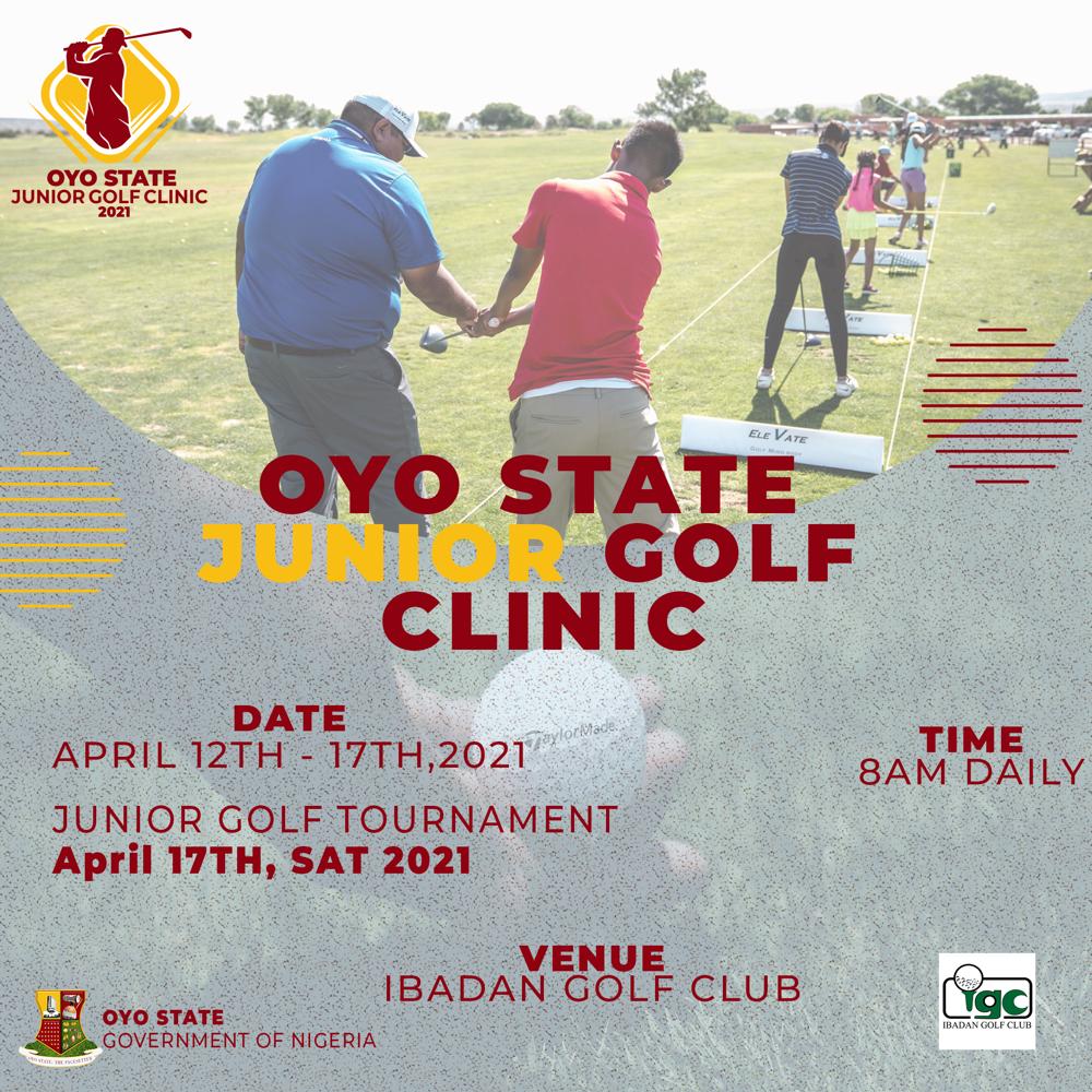yuscuss's tweet photo. These are the advantages of having a visionary leadership @seyimakinde  Oyo state junior golf clinic to start by April 17 2021 @Tobi_Oyee https://t.co/AIimmivLFg