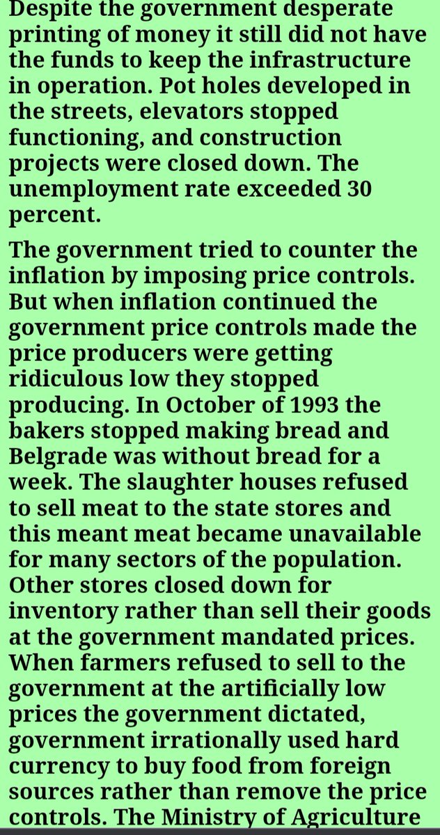 A short thread using the story of Yugoslavia to explain the suicide economics that is printing huge amounts of unbacked money to fund government budgets.