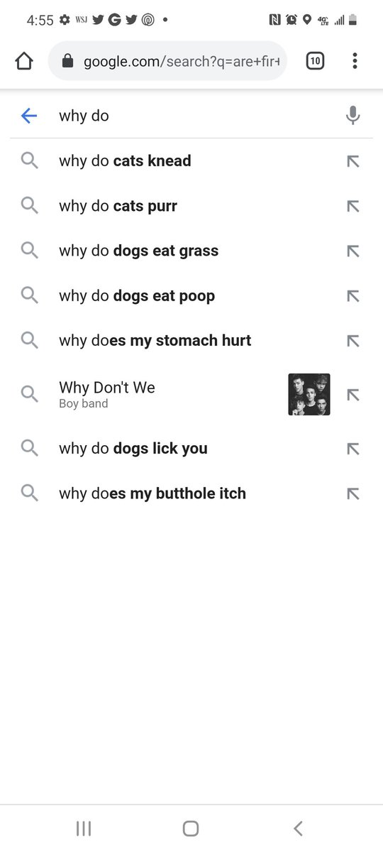 jimkomara's tweet image. Is everyone&apos;s suggestions the same? @randfish #Google