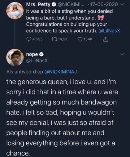 As many of you may know lil nas used to run a stan account for nicki minaj called “nasmaraj”. On this account he has made very islamaphobic comments that have hurt the muslim community. He was known as one of the bigger barb stan accounts during this time period.