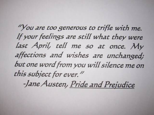#favouritequote #favouritebook #JaneAusten #PrideandPrejudice #mrdarcy Probably the most profound statement from the book