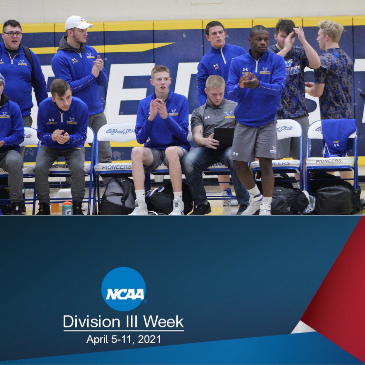 AlfredWrestling's tweet photo. One more shoutout for our wrestlers on the last day of D3 week. #family #alfredstate #D3Week #whyd3 #D3Identity #pioneerstrong #oxgang
Discover | Develop | Dedicate https://t.co/02s9JciWnp