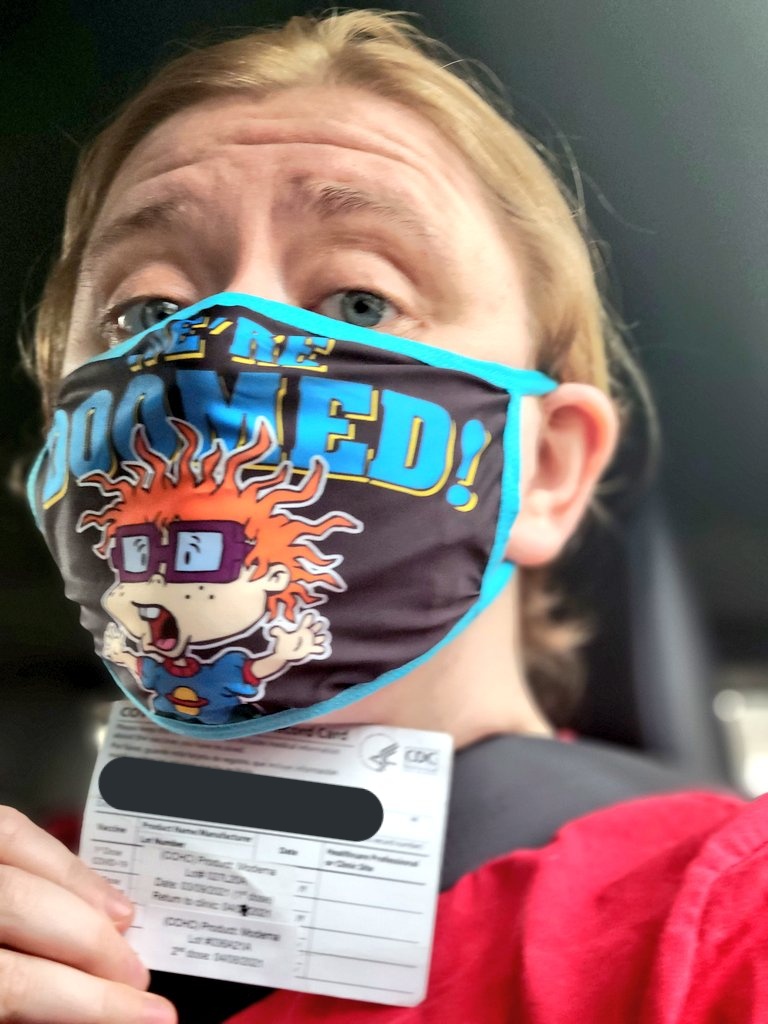 Thursday I became fully vaccinated!!! 🥰😁 https://t.co/nLCt44kJE9