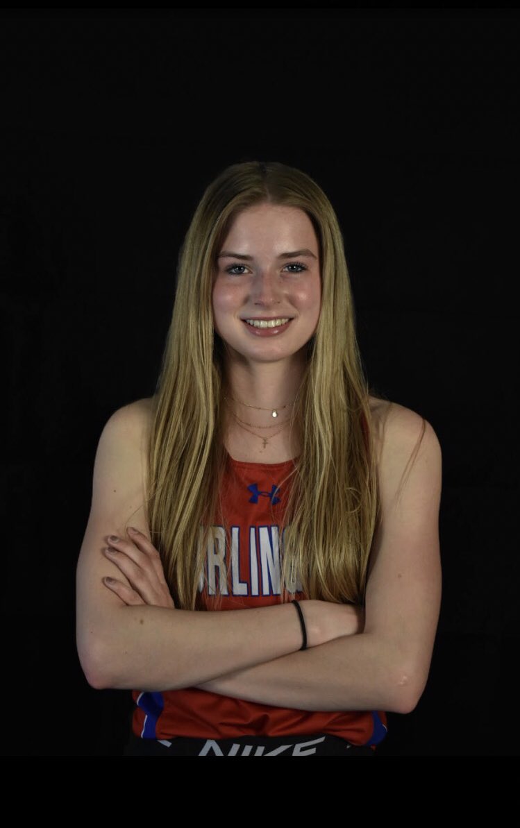 BHS_GirlsTF_XC's tweet photo. Spotlight of the meet 🔦

so. Grace Hanafin in the 300m!! 

1st place &amp; a time of 41.1 (41.34 converted) breaking the previous indoor 300m school record of 42.3

Grace is definitely on track (😉) to erase her head coach from the record books!!! https://t.co/XEZtLwki1r