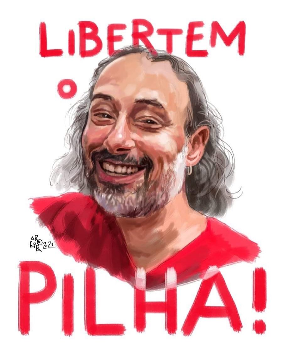 Glauber_Braga's tweet image. Rodrigo Pilha permanece preso por dizer a verdade: bolsonaro é genocida!

A criminalização da militância política não pode se dar como fato consumado.

Liberdade para Rodrigo Pilha Já!

#EquipeDeComunicaçãoGlauber