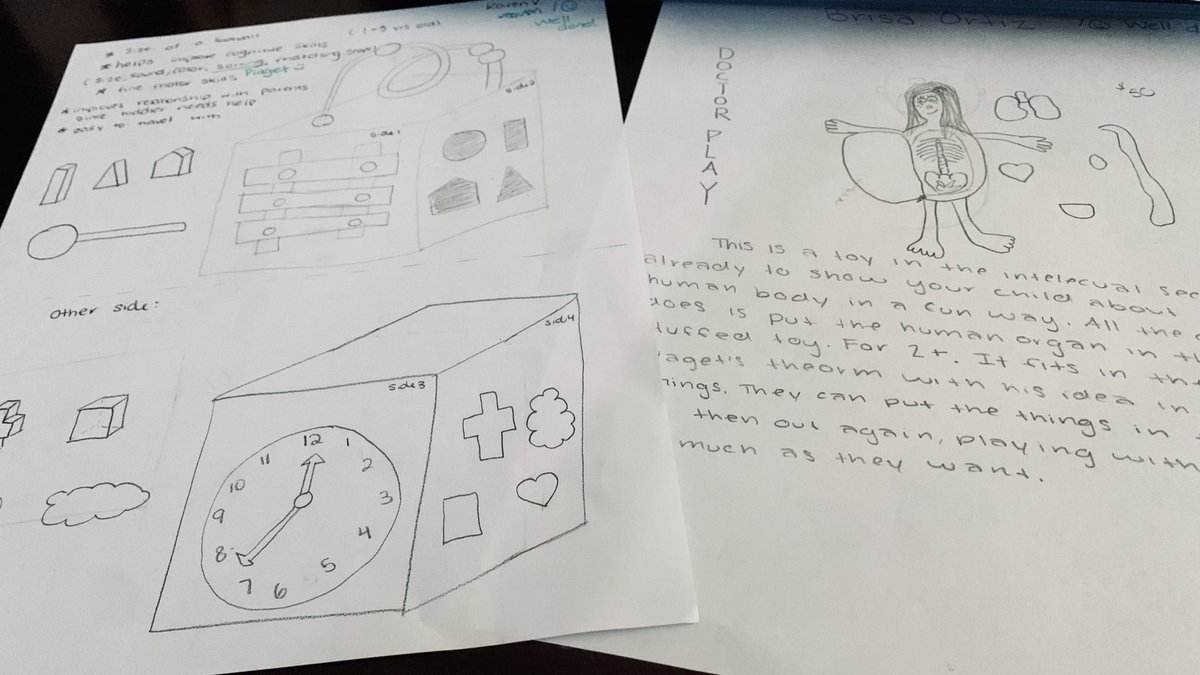 mrs_mbright's tweet photo. The Child Development’s individual designs turned out pretty neat! I can’t wait to see what proposals are presented this week during our Shark Tank: Piaget Cognitive Development edition! #FCSTN #SayYesToFCS #FCSsucess #futureentrepreneurs #cteworks #cardinalpride https://t.co/Yg2Ync0WrR