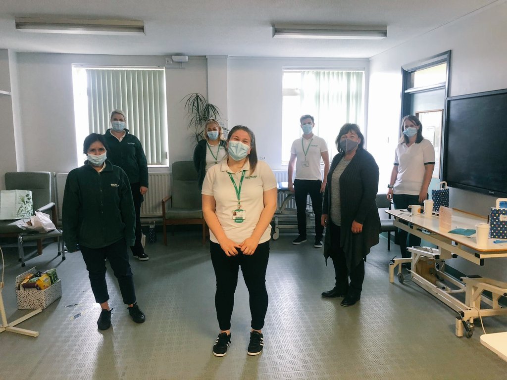 Anthony_JonesOT's tweet photo. Good luck to the @SBUHBOT band 5s who rotate into new roles tomorrow! There are a huge variety of OT rotations within @SwanseabayNHS to consider. @JGProductions97 rotates to palliative care to further enhance her skills in the oncology/haematology setting. #OT @RCOTWalesRegion https://t.co/AqtWhbGCLJ