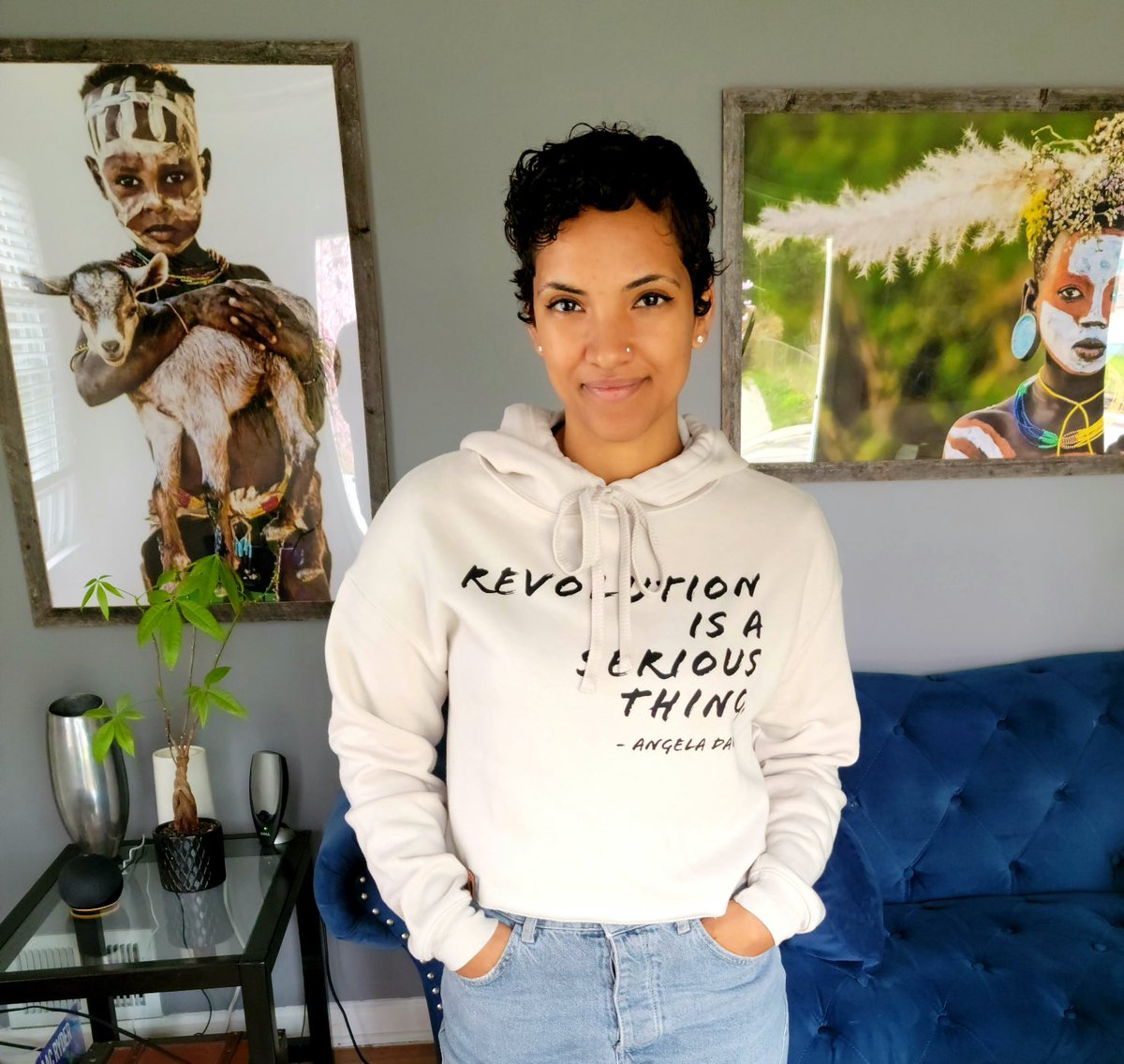 “Revolution is a serious thing”
-Angela Davis

Hoodie available in store and online