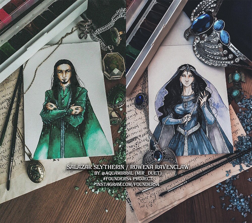 Ravenclaw family and the diadem by Aquamirral on DeviantArt