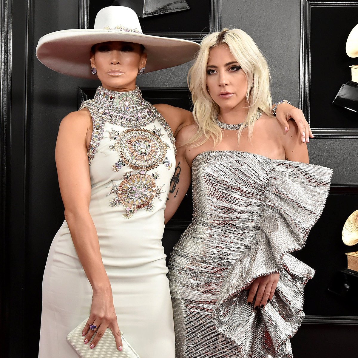Jennifer Lopez: "Let me tell you something about Gaga, she is such a sweetheart. There is a graciousness about her. I really like her, I like what she stands for, kind of like coloring out the lines and being outside the box, being accepted. I'm really happy for her success."