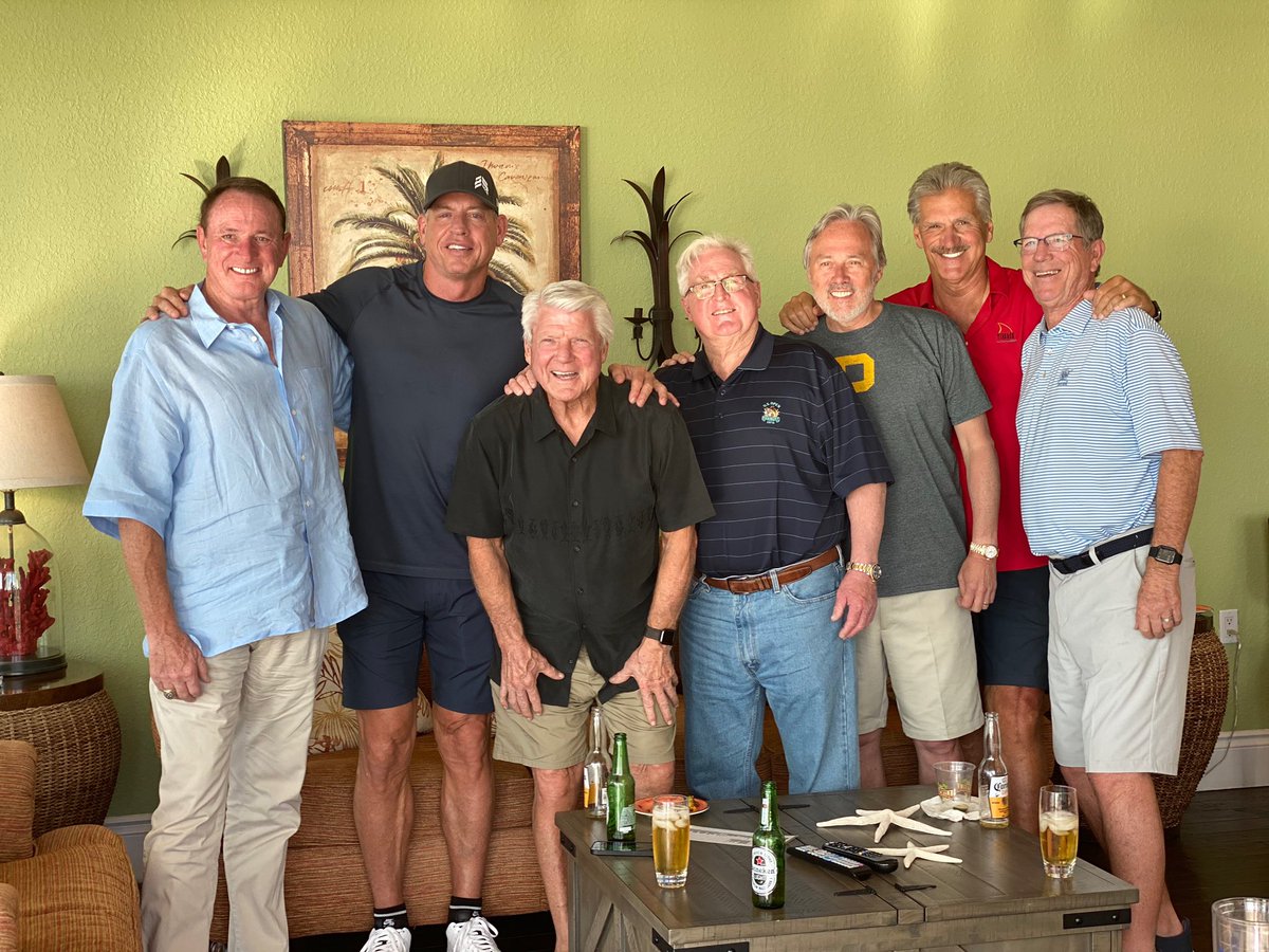 A great reunion with even better people. Very grateful to @JimmyJohnson and the Cowboy family!