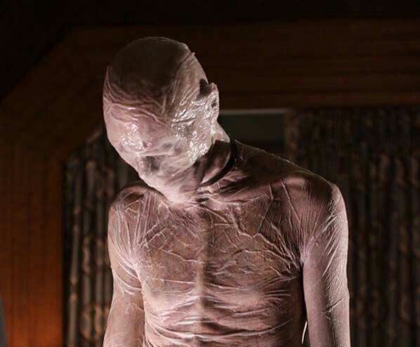 Demon from AHS Hotel :WTF IS THATLooks like an old dude trying to preserve himself Looks like he's dipped in foreskin