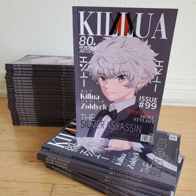 THE SILVER ASSASSIN: A KILLUA ZINE is now avaliable on my etsy in the US for $20+shipping!!
#zine #hxh #HunterXHunter 