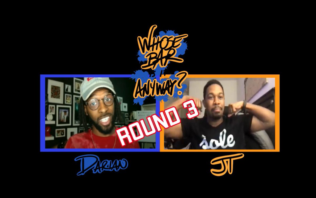 Whose_Bar's tweet photo. If you haven’t watched Rd. 3 between @the_dixonary and @jtgotsole what are you doing?! Hit up YouTube right now and see if Darian could make the comeback!
#WhoseBar #Rd3 #Rap #HipHop #Trivia #GameShow #Bars #Lyrics https://t.co/EW9onjk0fG