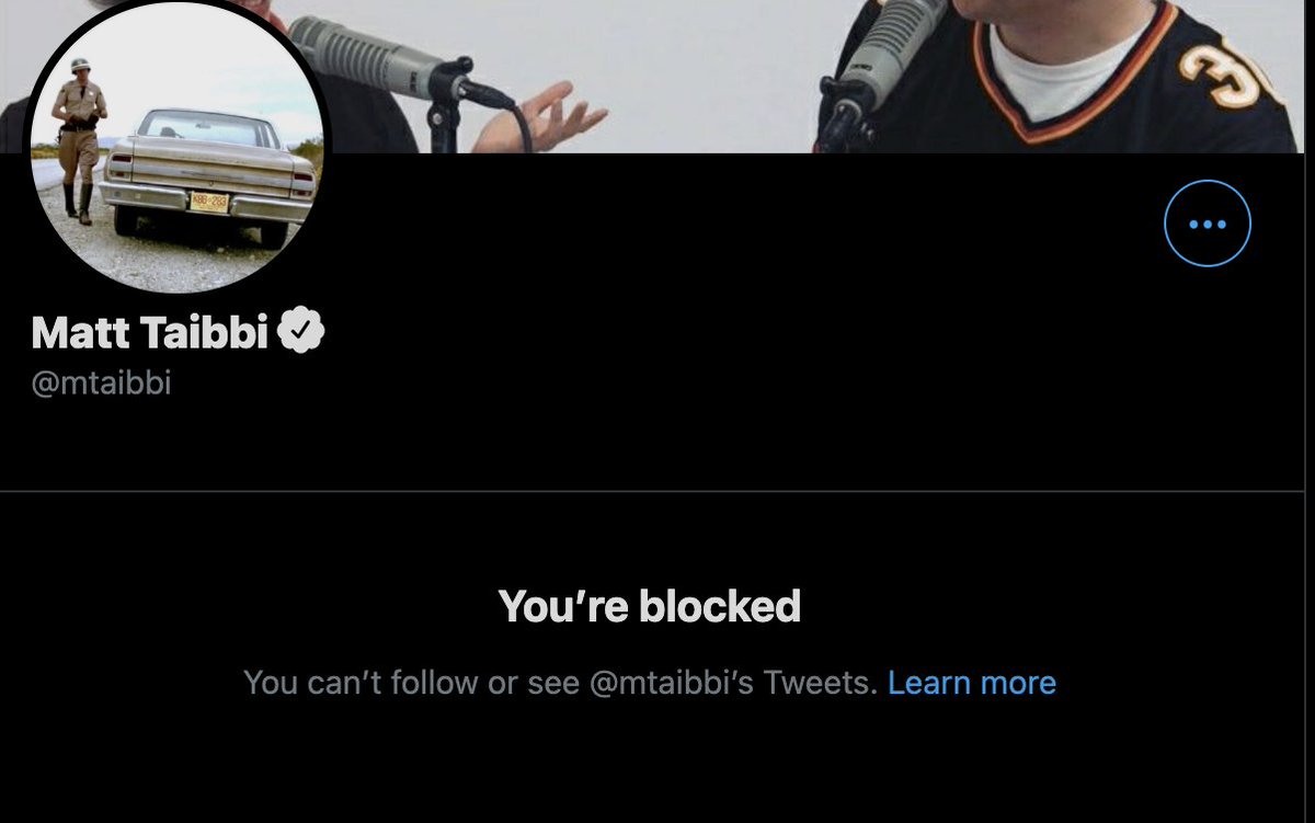 Matt Taibbi is also tweeting snark behind a block because, after I tweeted about some of the heinous garbage he wrote during his Exile days (see excerpt), he DM'd me a bunch of desperate excuses then blocked me because I wasn't interested in hearing it.