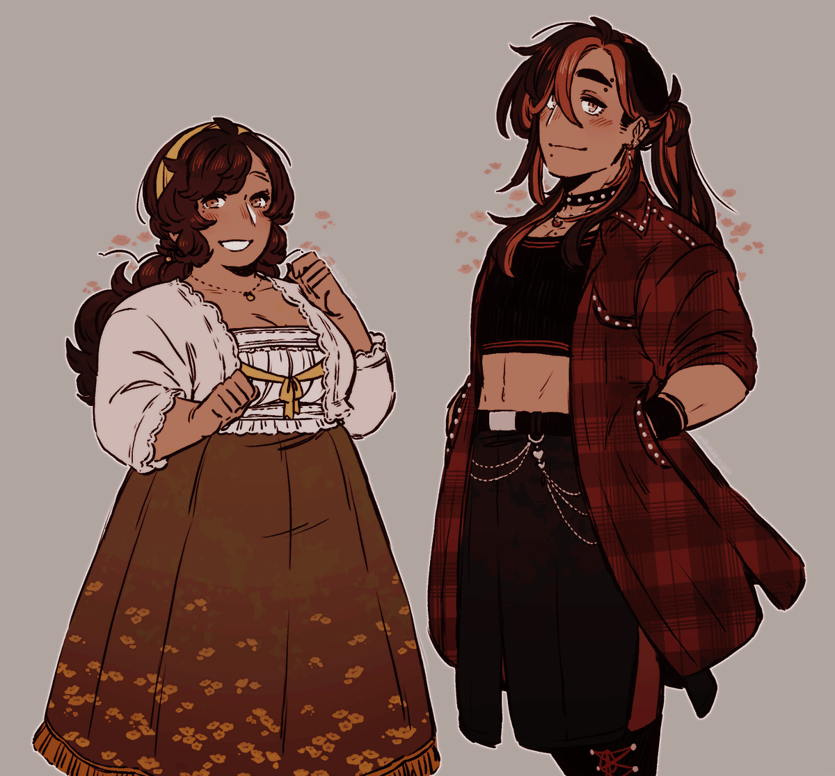 petalpaladin's tweet photo. [#PKMN | OCs] the falcair cousins looking cute and fashionable~ ✨ https://t.co/JgH5zxk3D4