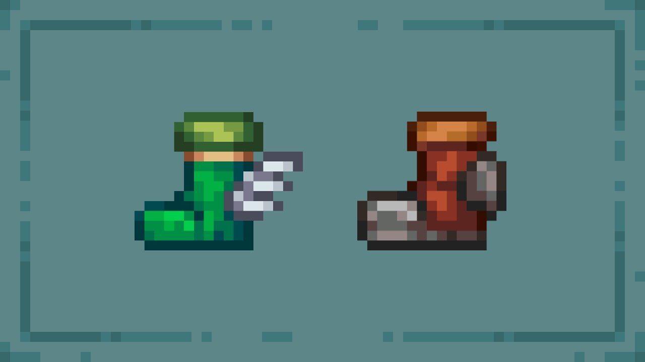 BlueDan on X: &ldquo;Hermes boots and Rocket boots resprite, respect the 