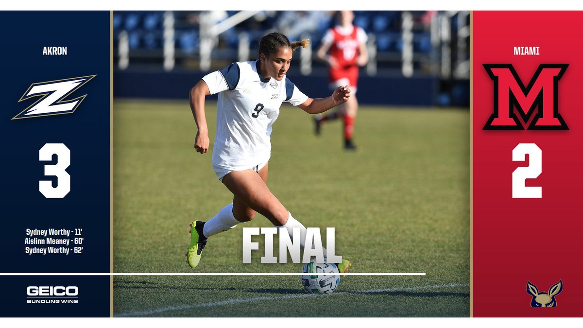 <a href="/ZipsWSOC/">Akron Women's Soccer</a> Earns 3-2 Triumph Past Miami

bit.ly/3a1bpdC