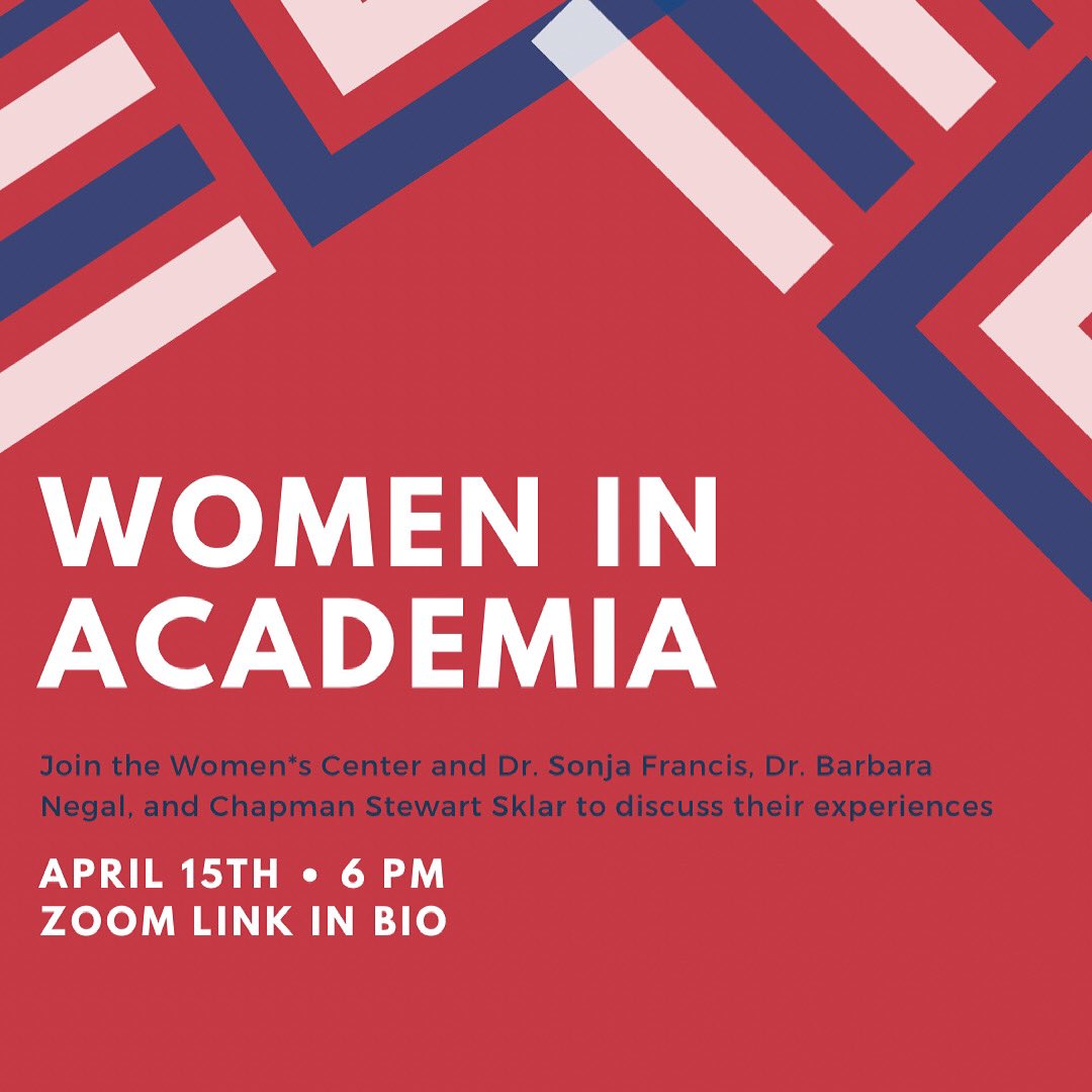 Come join us this Thursday for a Women in Academia discussion study break. Hear from women in the top of their fields. 

Register now. Link in the bio!

#womeninacademia #womensupportingwomen #womenempowerment #princetonwomen #women #princeton