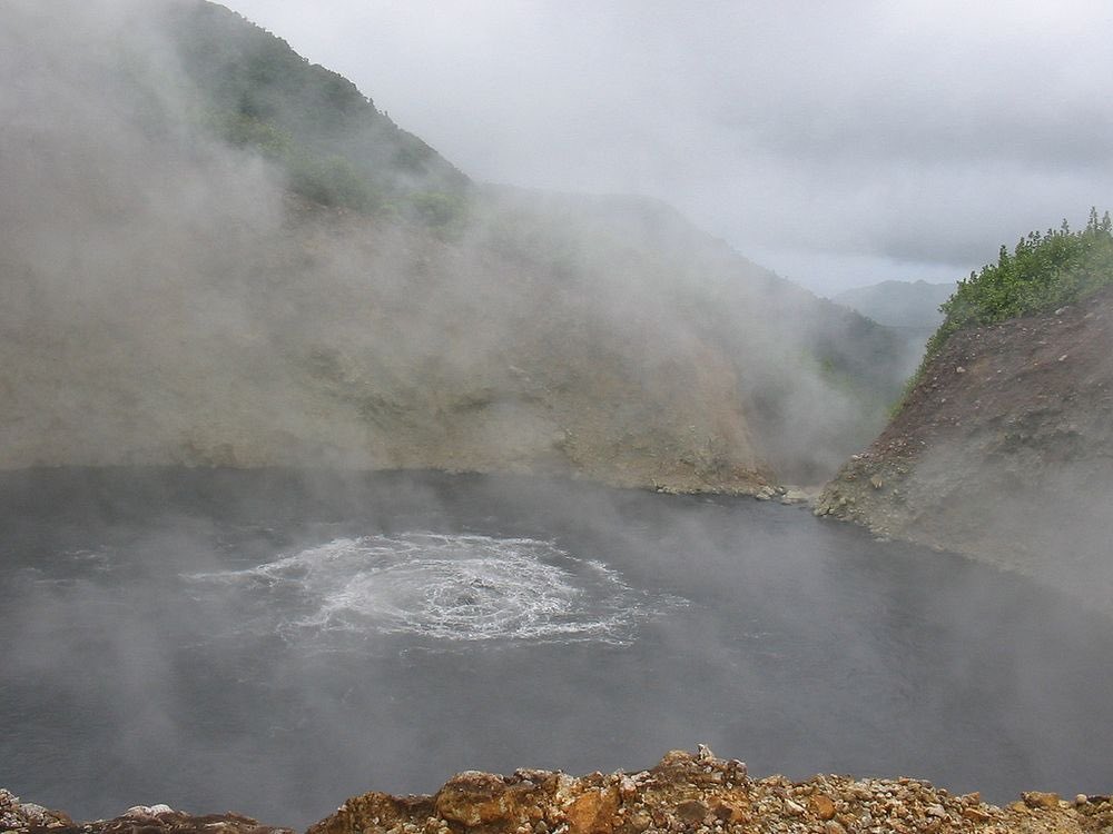 Morne Watt is also home to the Boiling Lake. This mountain was the source of an eruption ~1,300 years ago. A phreatic eruption in 1880 deposited ash 6.2 miles away from the summit. The only other recorded eruption was an VEI-1 phreatic eruption in July 1997.