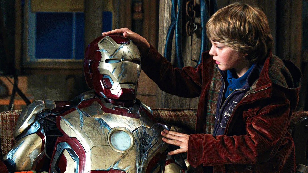 IRON MAN 3- I think this movie's poster is the one I remember most out of all of them- Not Tony doing the "Clean Slate Protocol" but still being Iron Man- The Mandarin is an enigma tbh- It would've been cool to see that kid again in later movies