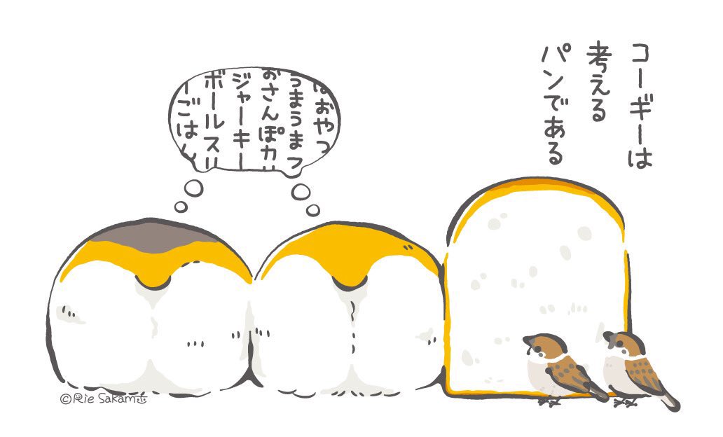 パンの記念日の日のコーギーたち
 #パンの記念日 