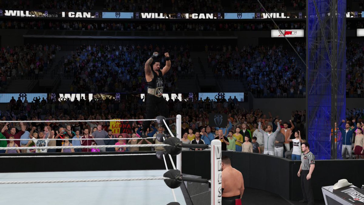 floydbanks2k26's tweet photo. If the #WrestleMania Main Event presents the #RoyalRumble winner, @SamoaJoe as he challenges #WWEChampion, @WWERomanReigns. Time for talk is over, now one will stand as Champion!
#PPVTrend #XboxShare #RomanReigns #SamoaJoe #WM #WWE2K16 #XboxOne #XBox #WWETitle https://t.co/c52IGzDWDu