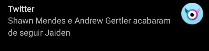 🐦 Shawn e seu empresário Andrew, começaram a seguir <a href="/jastidesigns/">Jaiden</a> no Twitter.