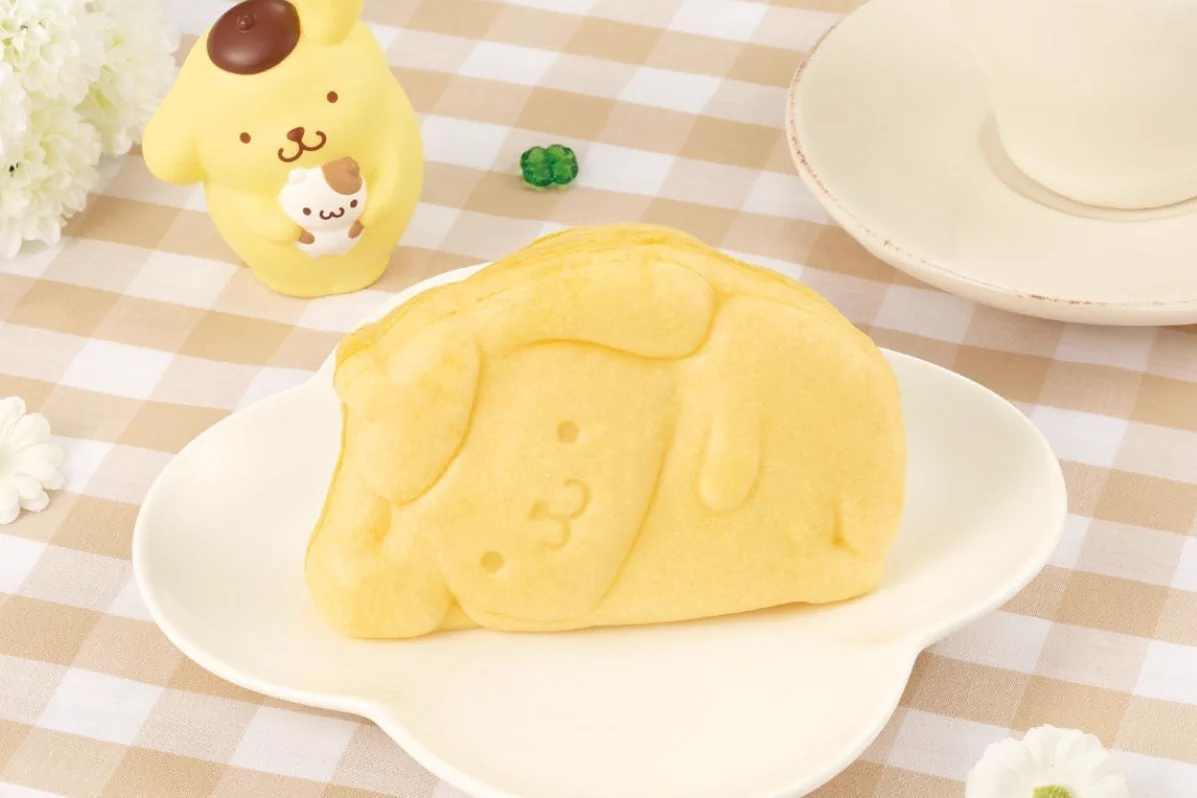 寝姿風スイーツ『もちもちポムポムプリン焼き プリン味』がローソン限定で登場！可愛すぎて食べるのがもったいない！！