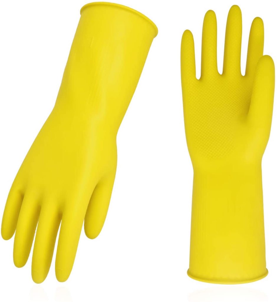 Zara Larsson as dish gloves