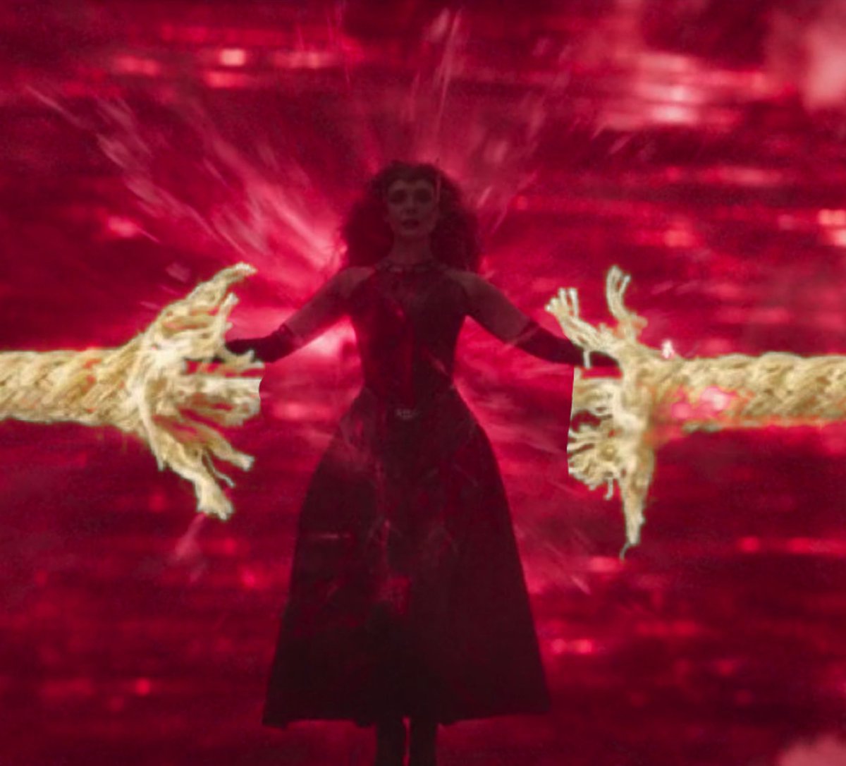 marvelvizhn's tweet photo. my life                         the scarlet witch https://t.co/92c5AdeF8m