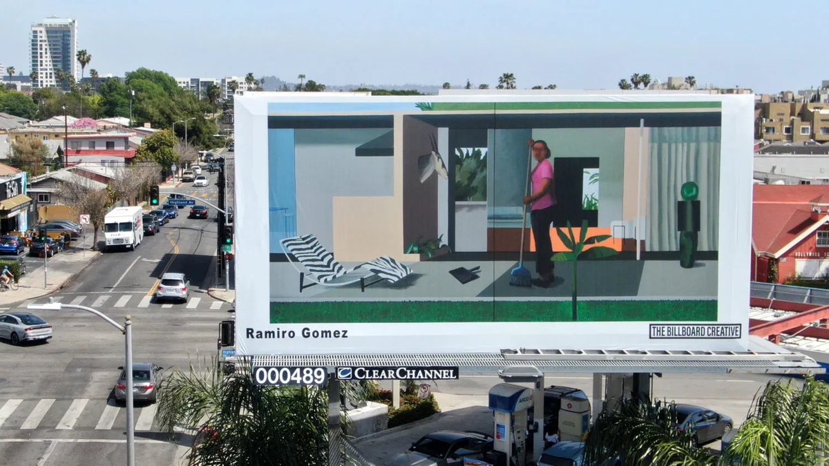 Outdoor Art: The Billboard Creative features the work of 30 emerging and established artists on dozens of billboards across LA. TBC turns above the street advertising spaces into open-air art shows for all. On view thru April 30; interactive map available. laweekly.com/public-persona…