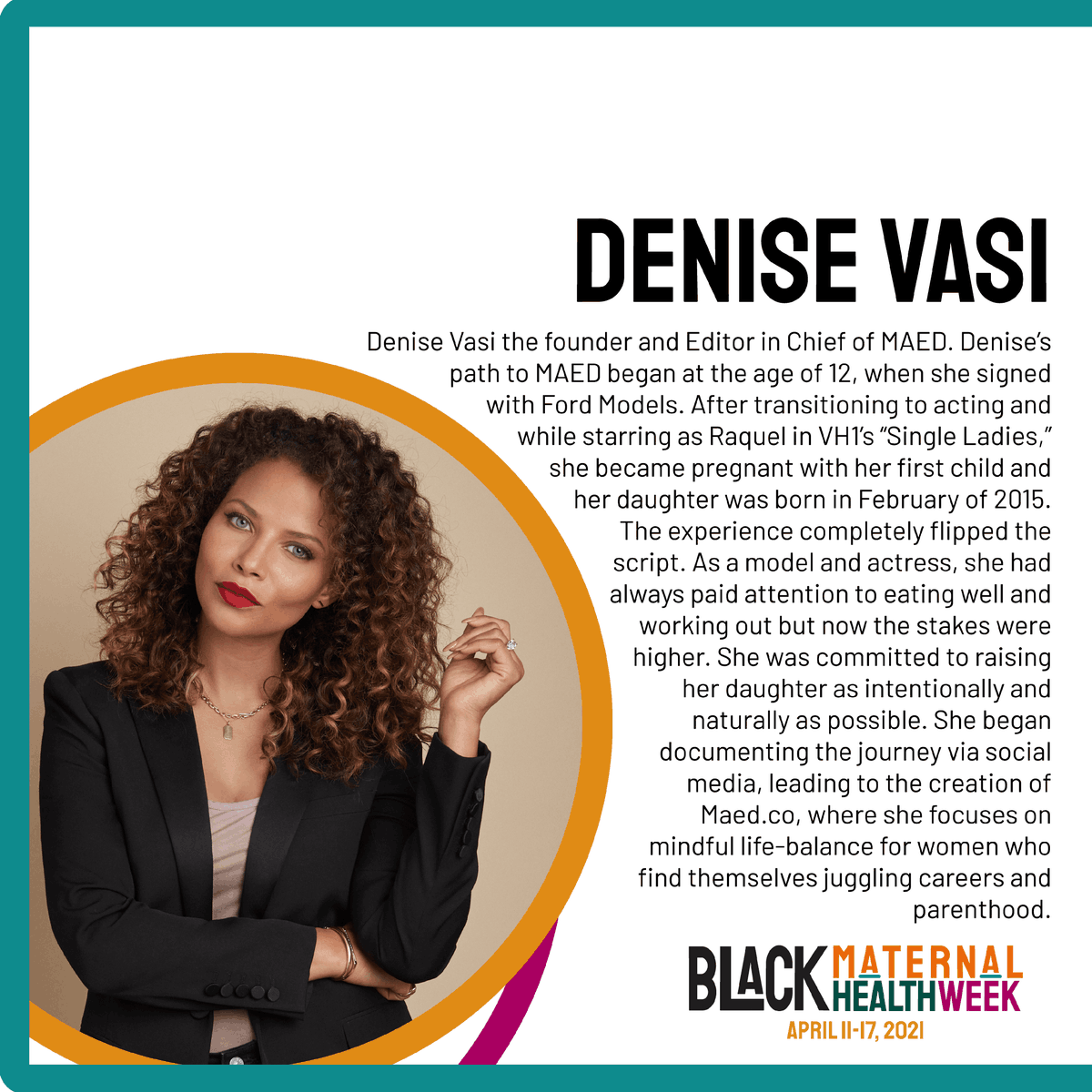 rhimpact__'s tweet photo. Monday, 4/12, We are “Taking Care of Black Mamas” with a meditation and wellness session in partnership with @Expectful. Panelists include @nathaliegwalton, @denisevasi,  Dr. Anne Porter, and Veladya Chapman. #NBEC4BlackMamas
Learn more: https://t.co/qHtE3Xi91a https://t.co/XKsnpCfp4i
