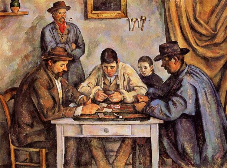 theartnotes's tweet photo. #theartnotes
Paul Cezanne was a French artist and Post-Impressionist painter whose work laid the foundations of the transition from the 19th-century conception of artistic endeavor to a new and radically different world of art in the 20th century.
The Card Players https://t.co/oCGCZ12JqK