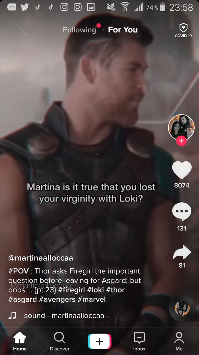 this girl really took self-insert loki smut and made it tiktok