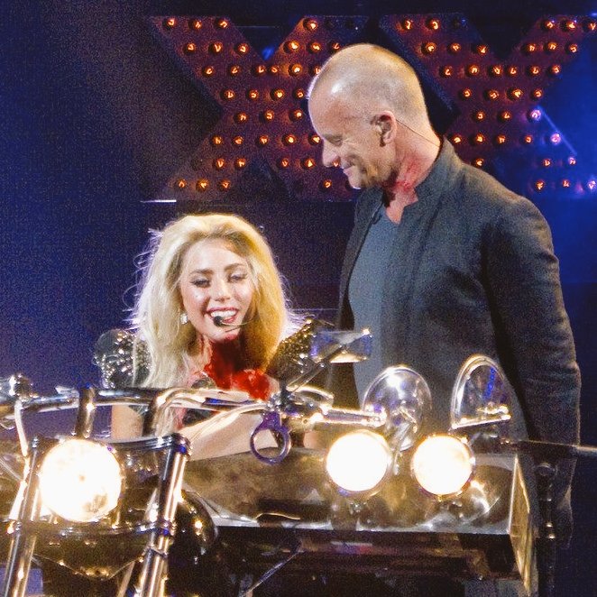 Sting: "I'm very impressed with Gaga. She really can play and sing, I mean, she has very integrated idea of what it is to be a star."