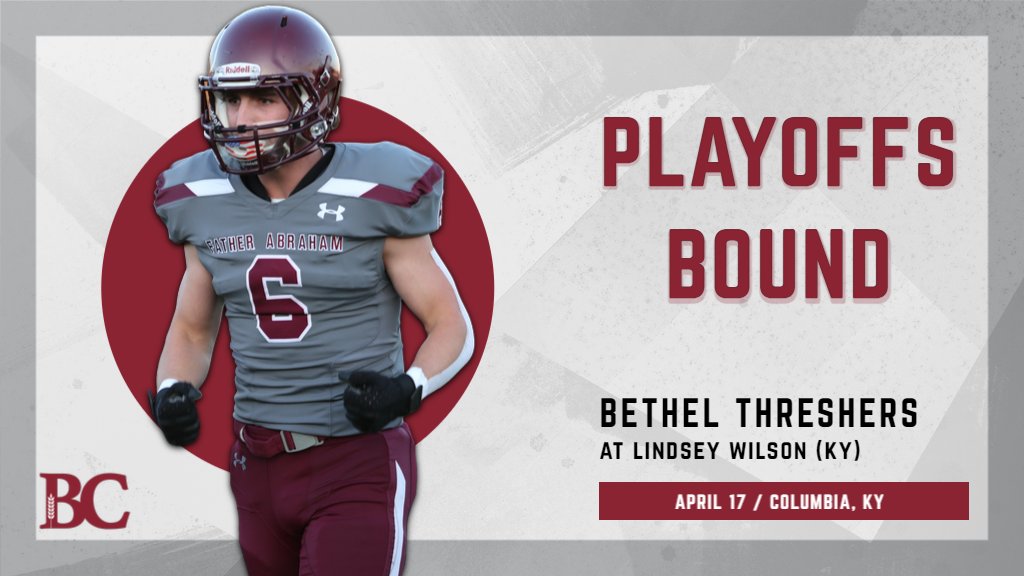 ThreshersSports's tweet photo. For the first time since 2006, #FatherAbraham is Playoffs Bound‼

#RollOn #WeAreThreshers https://t.co/8jSXrW02VA