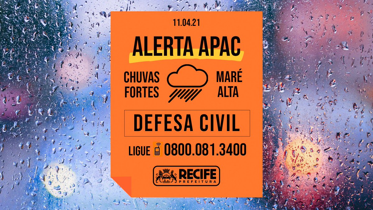 prefrecife's tweet image. ☔️ A APAC renovou agora há pouco o alerta de chuvas fortes para as próximas 24 horas. Além disso, nesta madrugada haverá maré alta. Mais de mil profissionais estão nas ruas, diminuindo os danos causados pelo acumulado, que já alcança, em quase dois dias,

Continua 🔽
