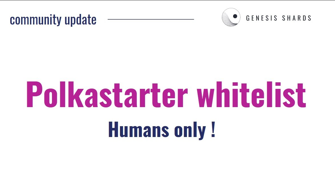 1/2
@Polkastarter whitelist : Humans only🙋‍♂🙋‍♀

We're elated receiving a thunderous 1,500,000 responses⚡️

However we realized that some bots had infiltrated our whitelist🤖

We acknowledge your concern &amp; have decided to conduct a random verification📝to weed bots out🌱
#NFT