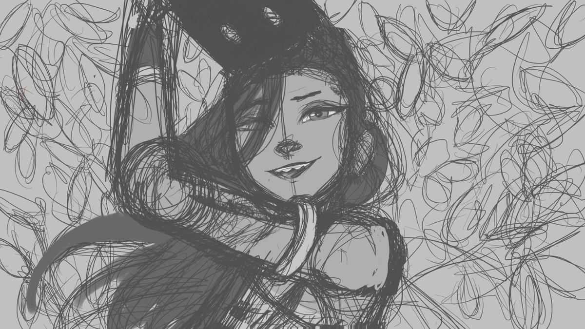 Sketching next wallpaper :) mixed feelings rn, been hard to work this weekend. My sister’s puppy just broke her leg and we are taking care of her before tomorrow’s operation. Will keep you posted on that.