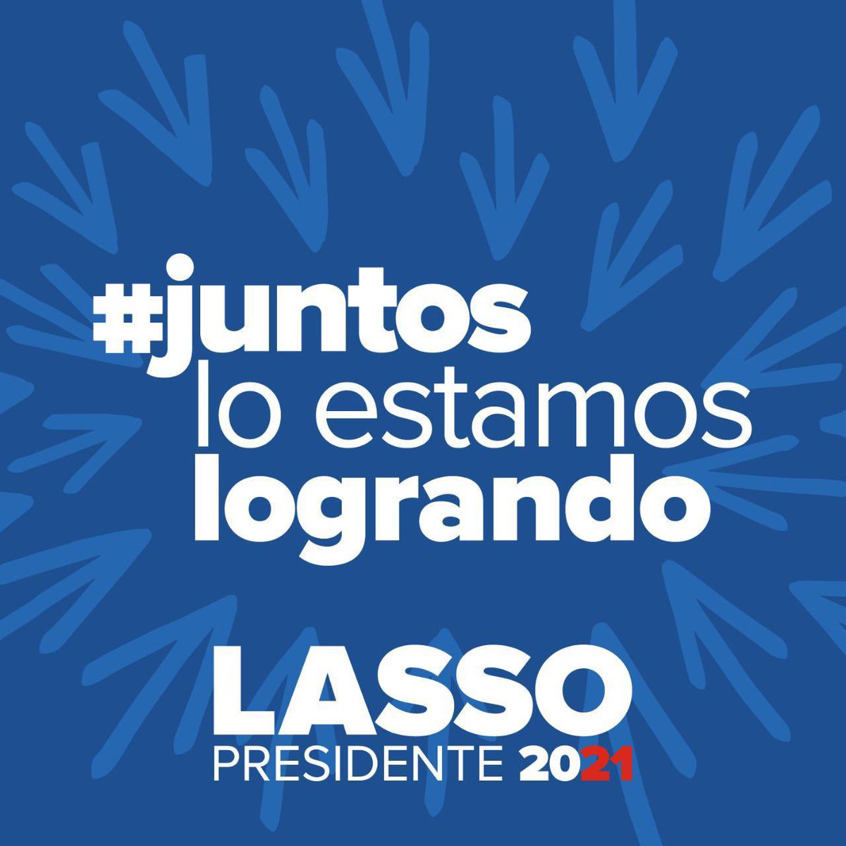 ¡Juntos lo estamos logrando!

GRACIAS ECUADOR por demostrar su apoyo en las urnas. Como corresponde, vamos a esperar los resultados oficiales.

Estamos positivos y con la fe en alto.🇪🇨

#JuntosLoEstamosLogrando