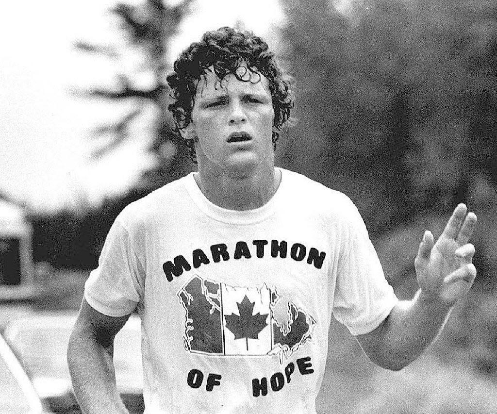 BRAUN Terry Fox started his Marathon of Hope 41 years ago