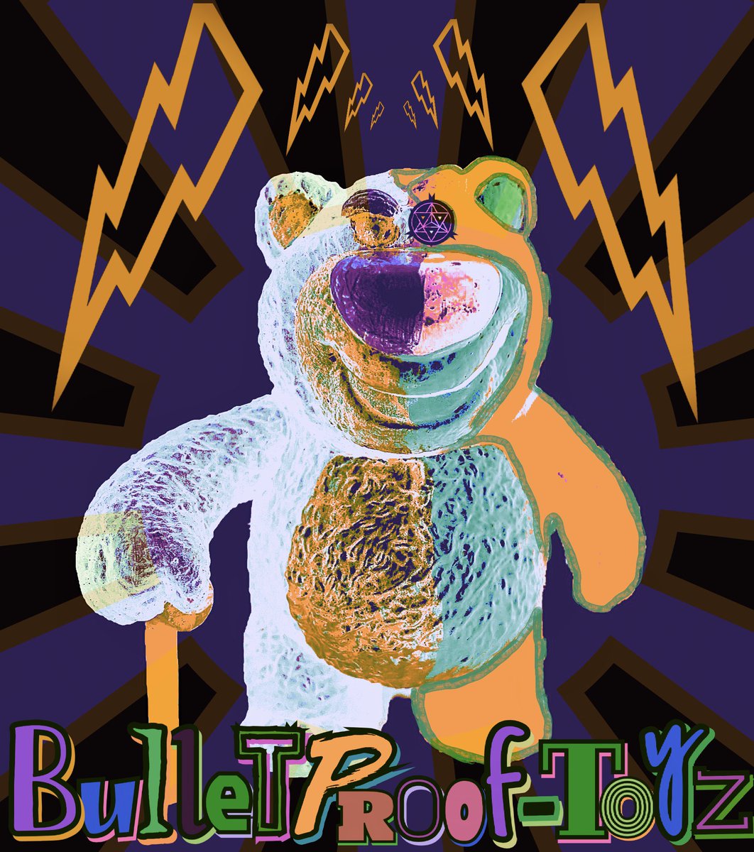ElHaberdashery's tweet photo. 🌩BuLLeTPrOOf ToYz🌩
*
#GraphicDesigning #graphicdesign #toystory #lotsobear #lotso #MarketingMind #garyvee @garyvee @TeamGaryVee @TheEllenShow @JimCarrey @DesignerCon @Kidrobot @OriginalFunko @toystory @Pixar https://t.co/6mEBez6LUT